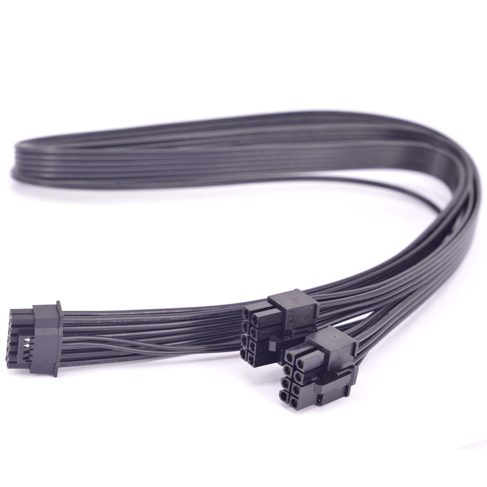 Dual 8Pin To 16Pin 12Vhpwr Cable - Cabo de Alimentação para Seasonic, PCIE