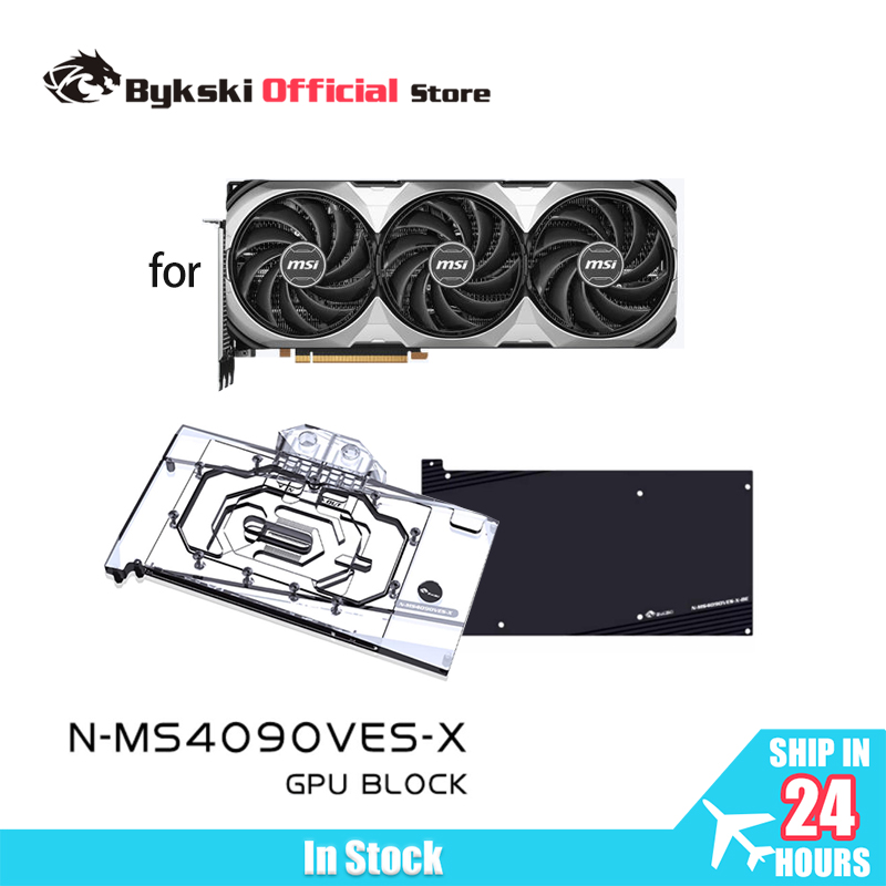 Rtx 4090 Water Block - Bloco de GPU Bykski N-MS4090VES-X para