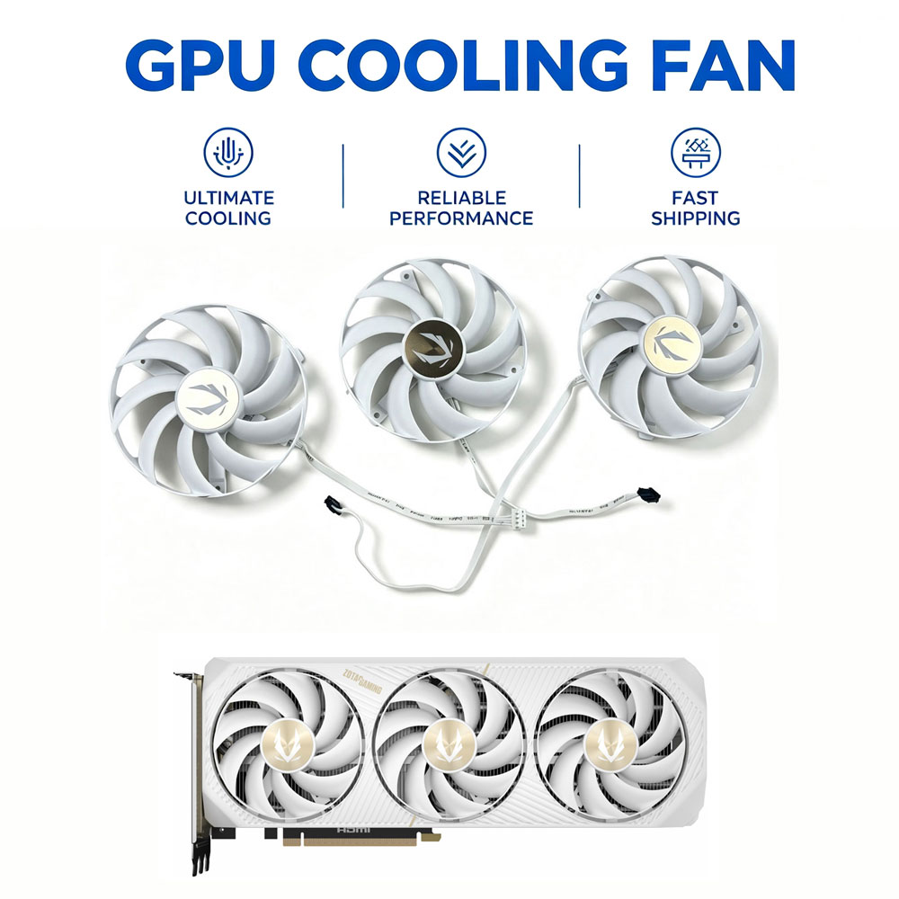 Rtx 5080 16Gb - Ventilador de Resfriamento 96MM 4PIN TF10S12H-15PAA