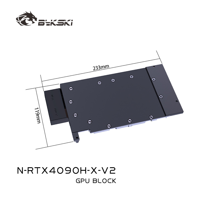 Rtx 4090 Water Block - Bloco de GPU Bykski para NVIDIA