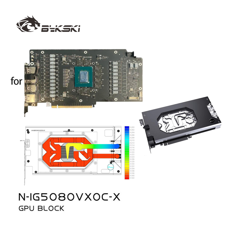 Bykski N-IG5080VXOC-X GPU Bloc - Rtx 5080 16Gb avaliação e preço
