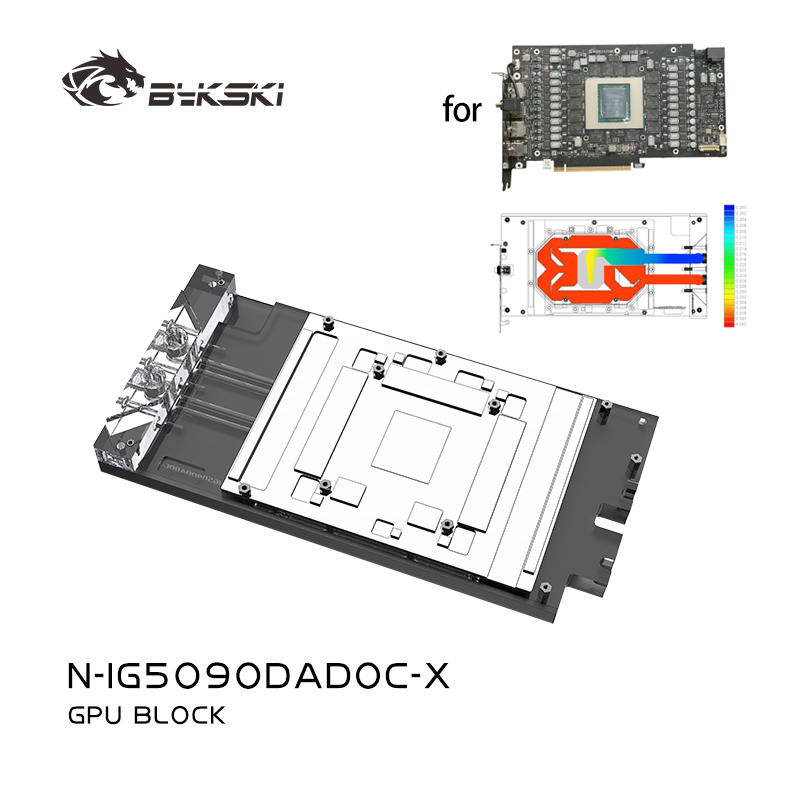 Bykski N-IG5090DADOC-X bloco g - Rtx 5090 32Gb avaliação e preço