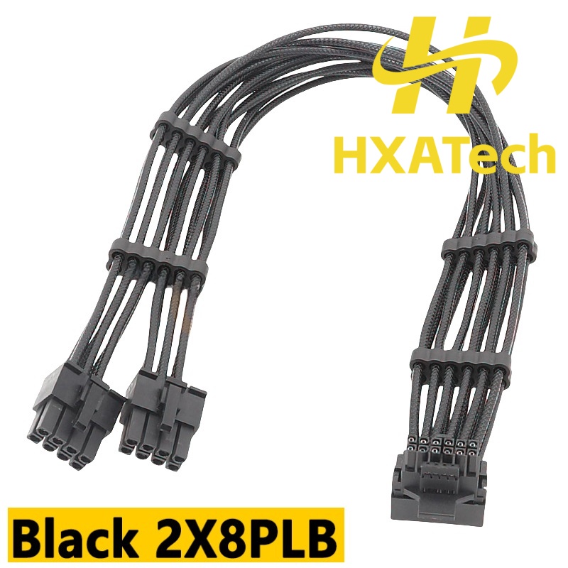Cabo de Placa Gráfica HXATech  - Dual 8Pin To 16Pin 12Vhpwr Cable avaliação e preço