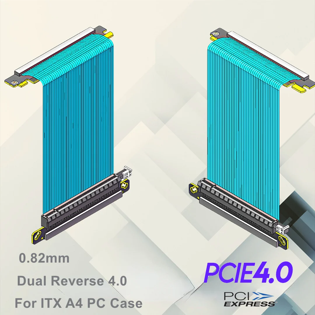 Cabo riser pcie 4.0 reverso du - Itx Gpu Riser Pcie 4.0 16X avaliação e preço