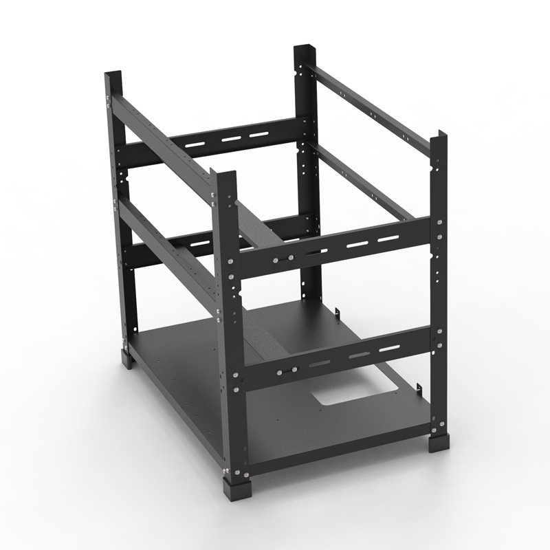 Gabinete de GPU de Estrutura A - Gpu Mining Rig Frame 8 Gpu avaliação e preço